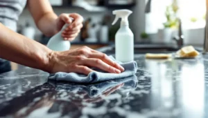 Cómo limpiar y cuidar superficies de granito correctamente